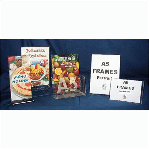 Broadcast Menu Frame - Plastic Material, Lightweight Design 20-50 Grams | Easy To Install, User-friendly Functionality, Aesthetic Appeal