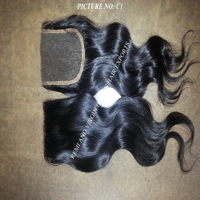Virgin Lace Closure - 10-30 Inch Wavy Hair 100% Remy Human Hair With Natural Shine And Smoothness Zero Shedding Guarantee