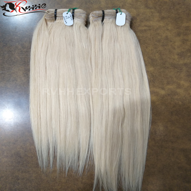 Natural Best Seller 100% Remy Blonde Wavy Hair Extension