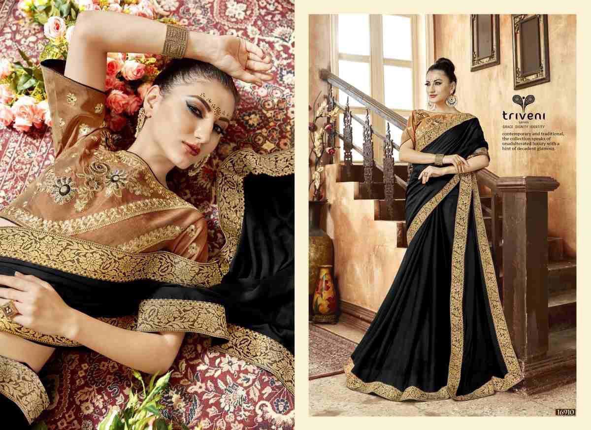 Multy Embroidery Designer Saree