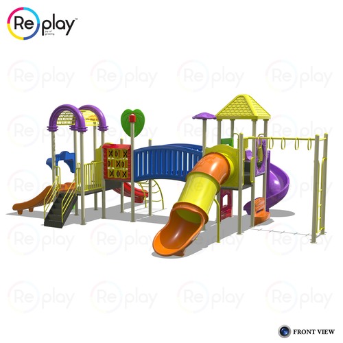 Playground Equipment For School Area Required: 1200 Square Foot (Ft2)
