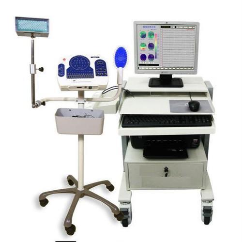 Eeg Machine - Metal & Plastic Construction, Grey Color Code | Enhanced Durability For Hospital And Clinical Use