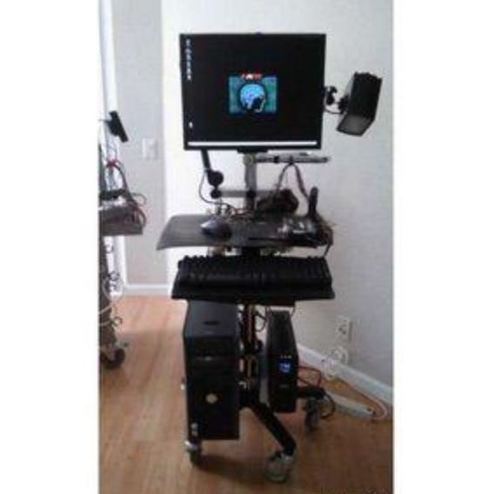 Eeg Machine - Metal & Plastic Construction, Grey Color Code | Enhanced Durability For Hospital And Clinical Use
