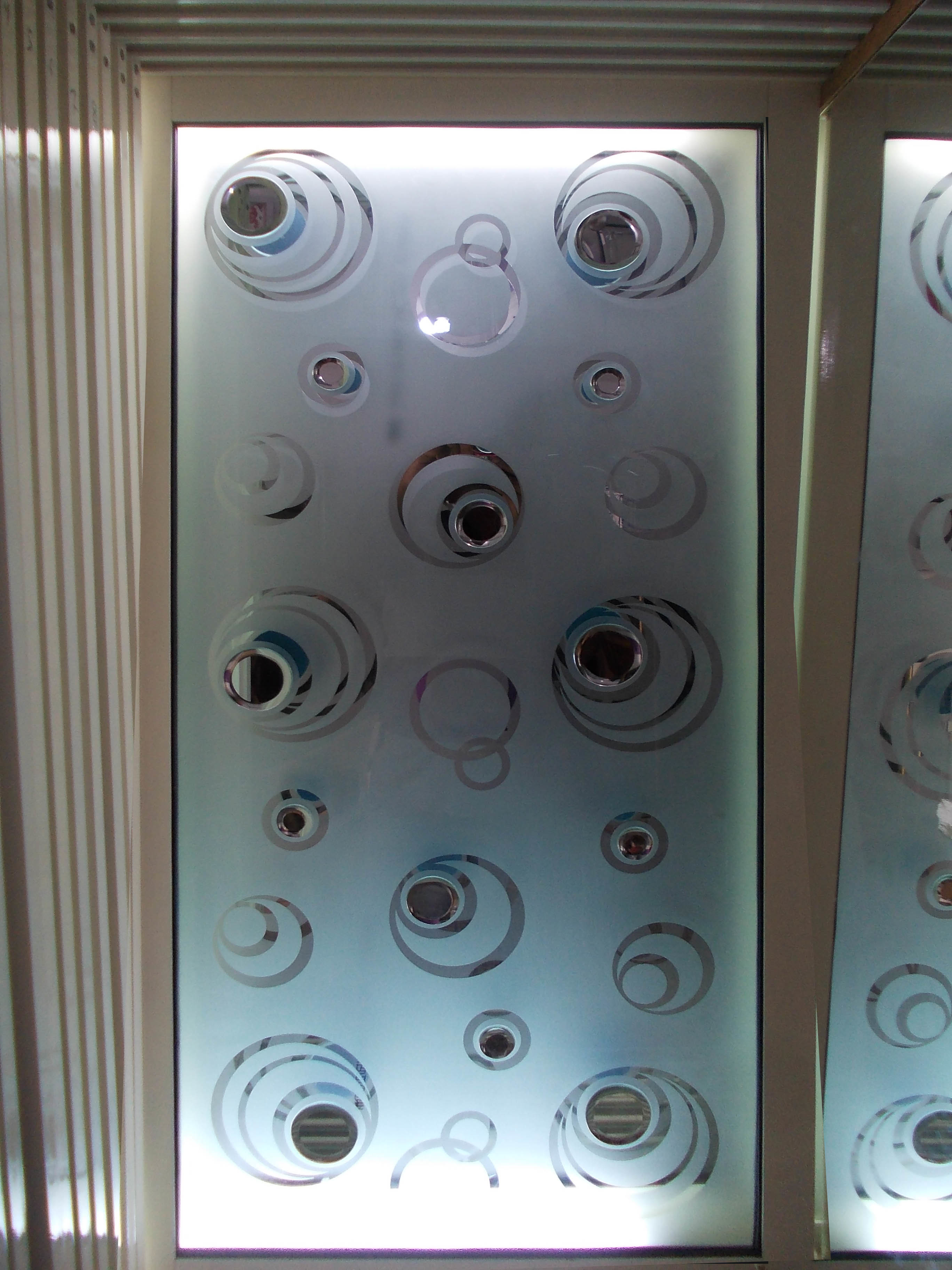 Designer Glass - Tempered Glass, Various Sizes | Clear Floral Multicolor Finish, Easy Installation, 6mm Thickness