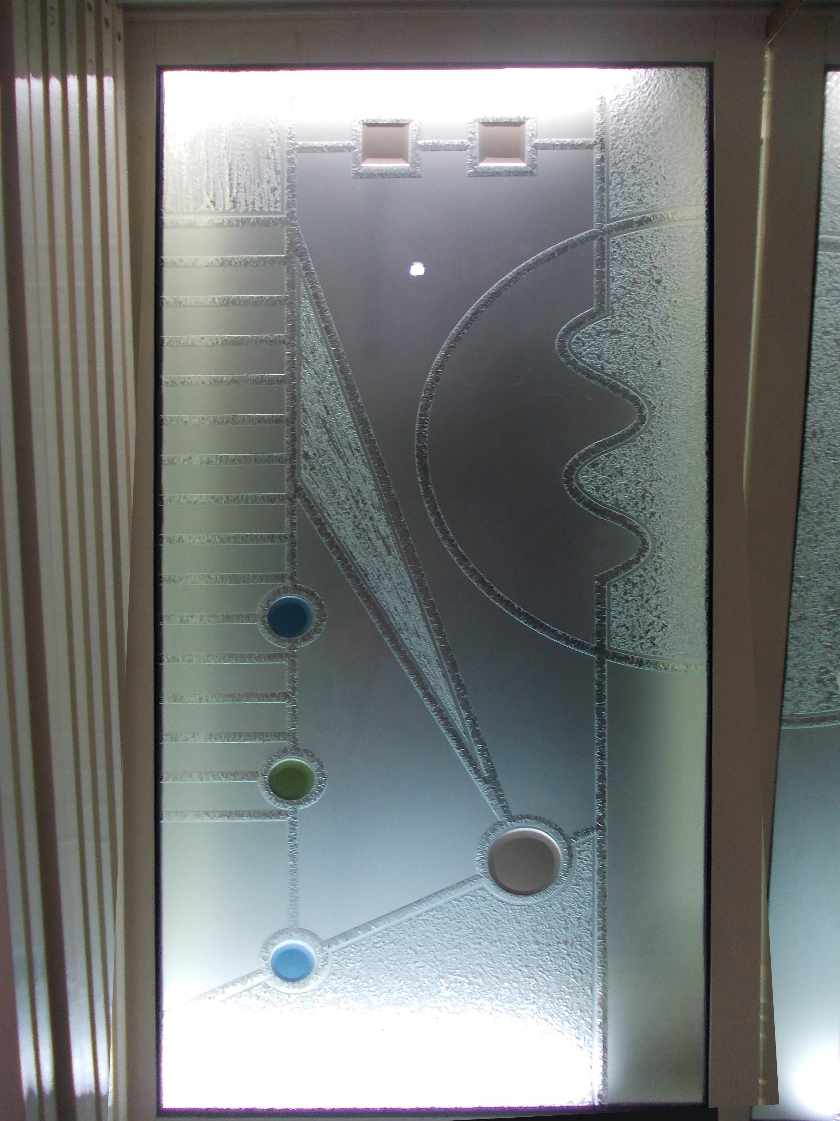 Designer Glass - Tempered Glass, Various Sizes | Clear Floral Multicolor Finish, Easy Installation, 6mm Thickness