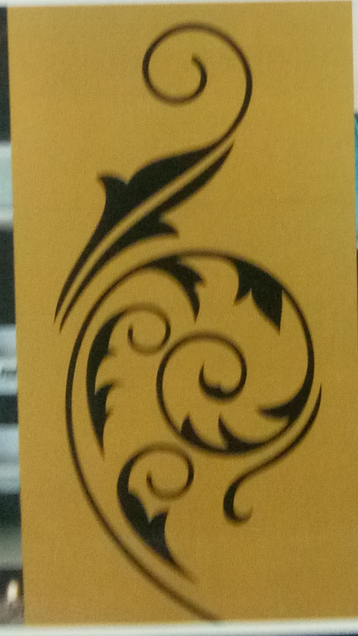 Lacquer Design Glass