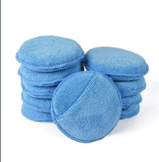 Microfiber Terry Cloth With Sponge Inside Wax Applicatorapplicator Pad 5aca A