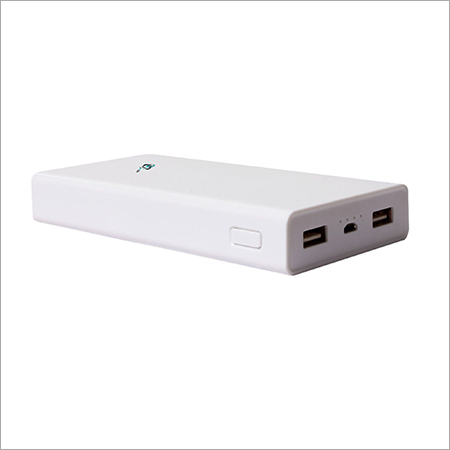 Gvpbg06m15wh Gav G06 Power Bank 15600 Mah With Dual Usb Ports-white