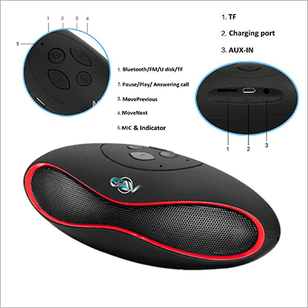 Gavbs0015a Gav Enterprises Mini-x6u Portable Bluetooth Rugby Style Mobile Speaker Assorted Colour
