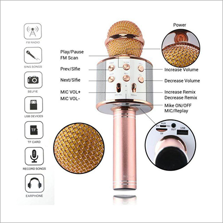 Gavbsws858mg Gav Wireless Bluetooth Microphone Recording Condenser