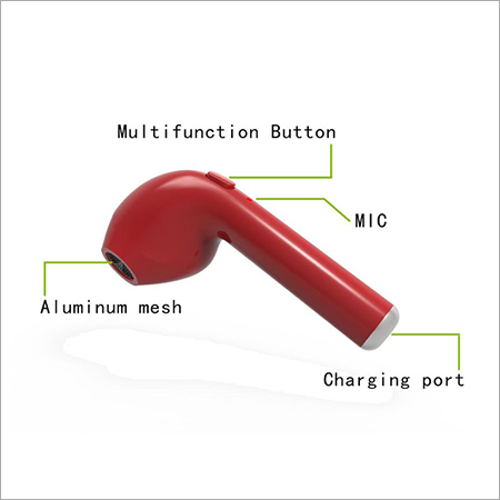 Gavbhi7003r Gav Wireless Music Earphone Hbq I7 Bluetooth Headset - Red