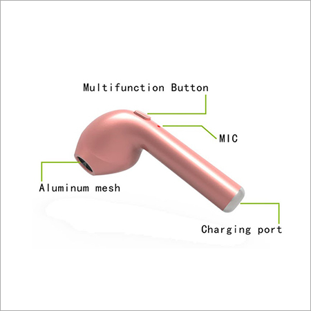 Gavbhi7004rg Gav Wireless Music Earphone Hbq I7 Bluetooth Headset Rose Gold