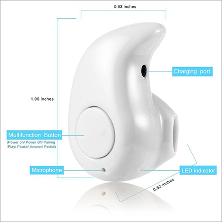 Gavbhs53005wh Gav Bluetooth Headset S530-white