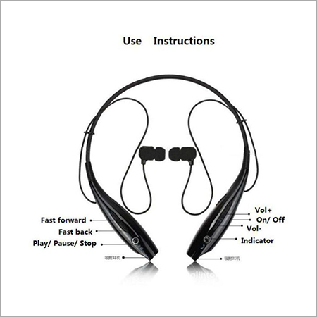 Gav730bh001bk Gav Bluetooth Stereo Headset Hbs730 Black