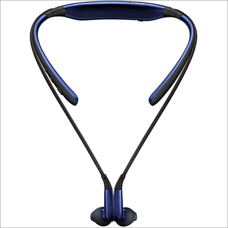 Gvbhlevlub Gav Lvl U Bluetooth Stereo Headset Flexible Joint With Neckband ( Blue )