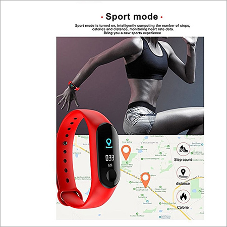 Gavogm3002r Gav M3 Intelligent Health Bracelet-red
