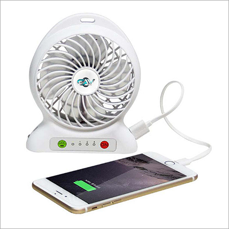 Gvhsmpfwh Gav High Speed Mini Portable Rechargeable Fan White
