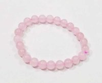 एगेट पिंक रोज़ ब्रेसलेट