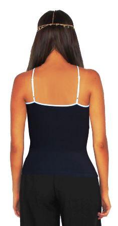 Spaghetti Top With Front Gather & Piping Age Group: Adults