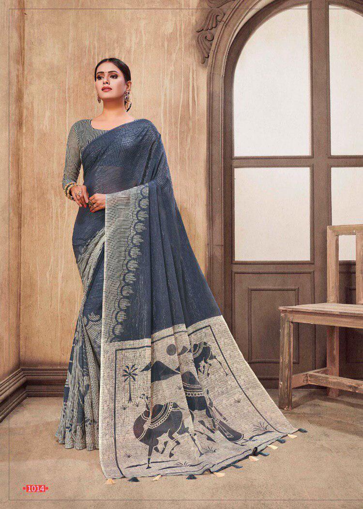 Multy Pure Chiffon Sarees