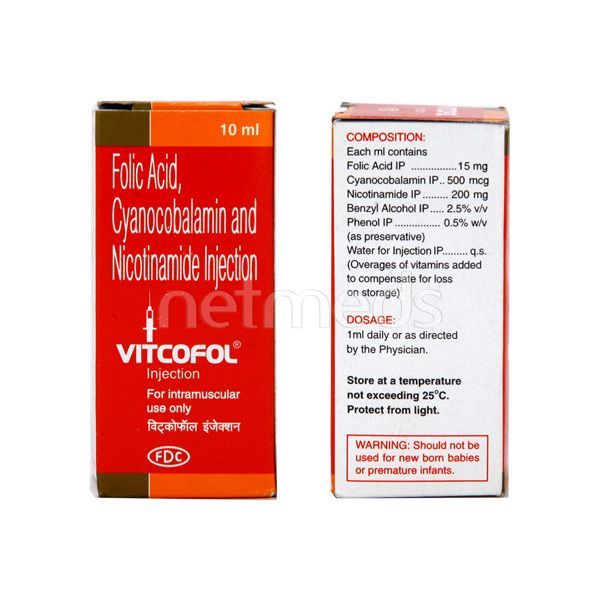 Vitcofol Injection 10ml-vitamin Ingredients: Chemicals