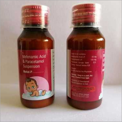 मेफेनैमिक एसिड I.p. 50 Mg और पेरासिटामोल I.p. 125 Mg सस्पेंशन