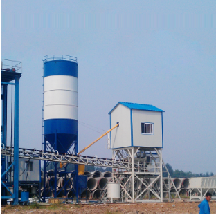 Cement pipe concrete mixing plant
