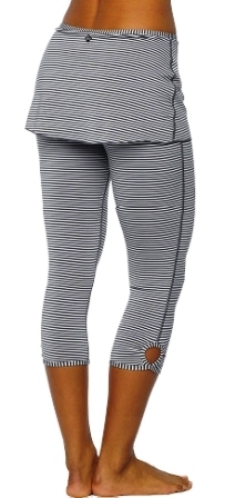 Capri With Raw Edged Skirt Overlay Age Group: Adults