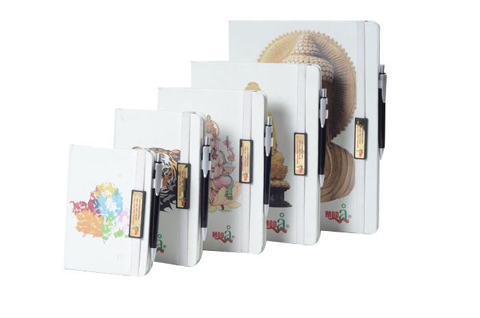 Hard Pasting Notebook - Denim Material, 96 Leaf, Ruled & Graph Style | Lightweight, Perfect Sew Binding, Ideal For Daily Use & Gifting