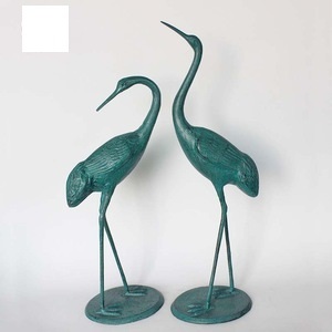 Aluminum Outdoor Sculpture - 47" Height, Teal Mist Blue Finish | Eco-friendly, Chemical Resistant, Modern Animal Art