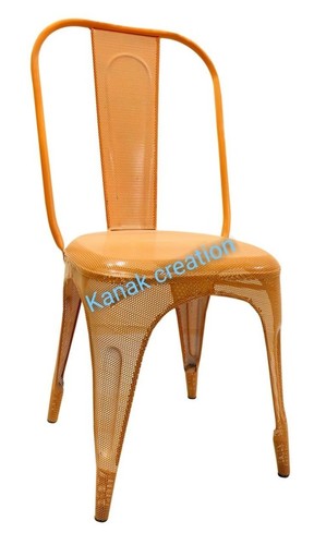 मैट ऑरेंज में हस्तनिर्मित टॉलिक्स चेयर