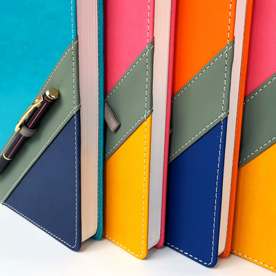 Hard Pasting Notebook - 80 Gsm Paper, B5 & A5 Sizes | Hardcover, Sewing Binding, 192 Pages For Daily Use And Gifting