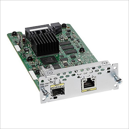 Cisco 2-Port Gigabit Ethernet Wan Network Interface Module Number Of Channels: 2