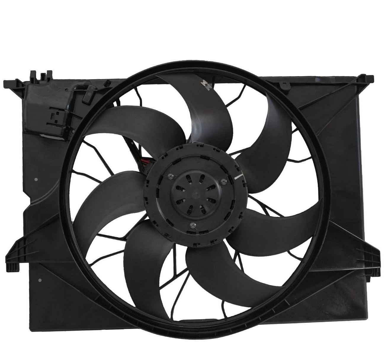 S Class Radiator Fan - Color: Black
