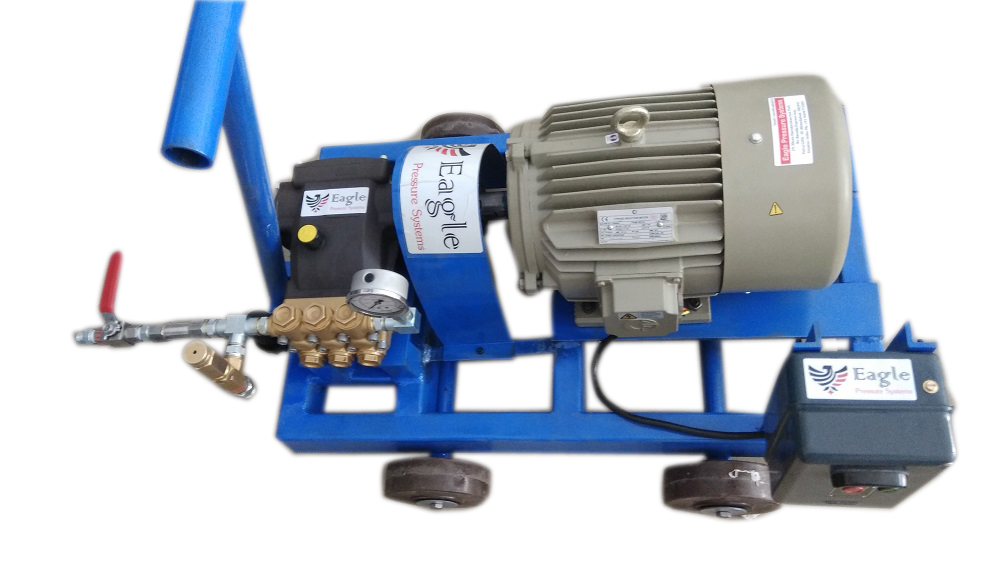 Electric Pressure Test Pump - Color: Blue
