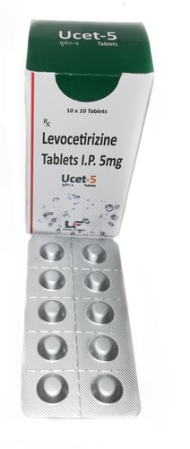 Levocetirizine 5mg Tablets - White Blister Pack of 10 Tablets | Antihistamine for Allergic Relief, Reduces Sneezing and Itchy Eyes