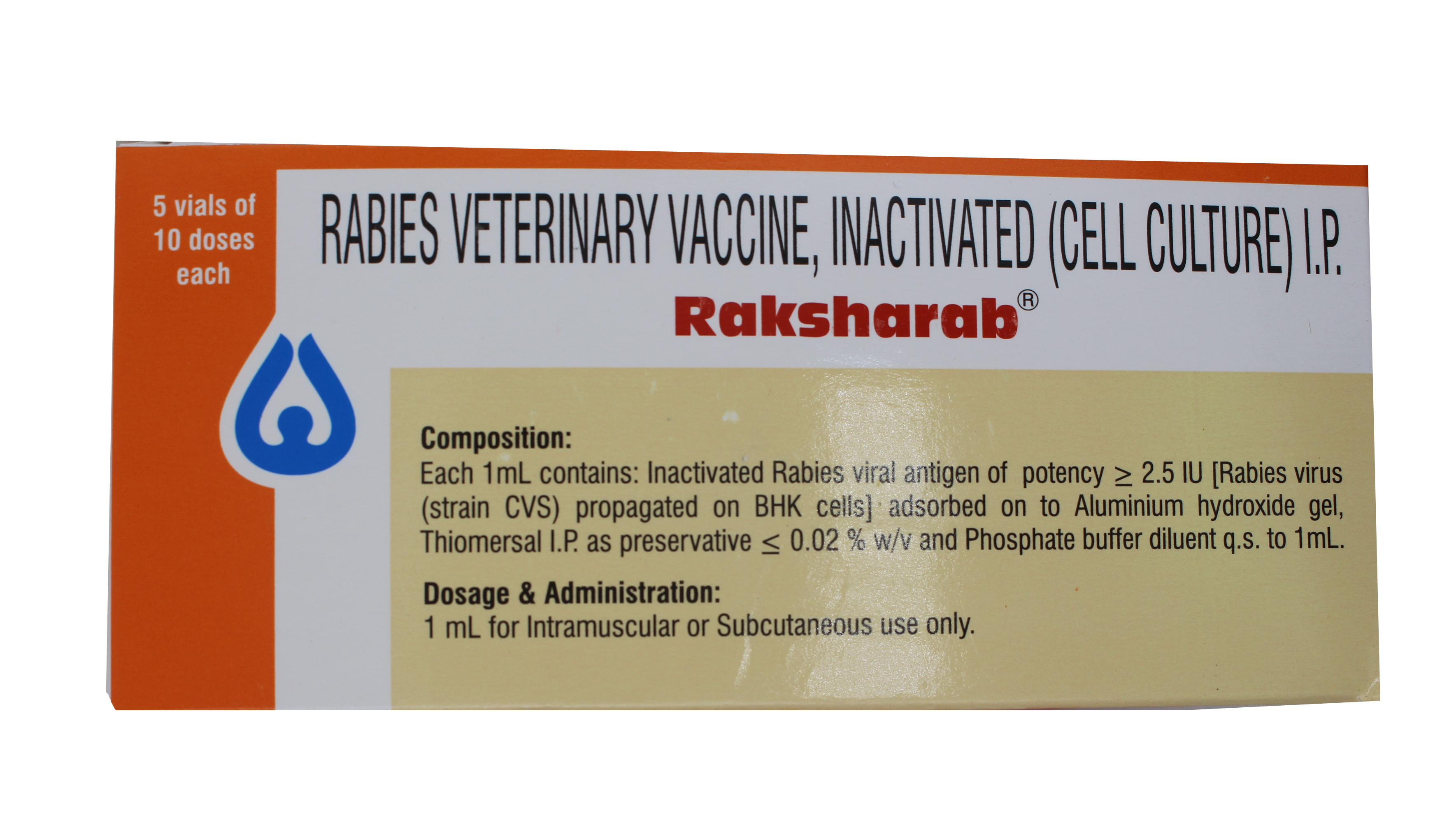 Raksharab 10ml-rabbies Vaccine Ingredients: Chemicals