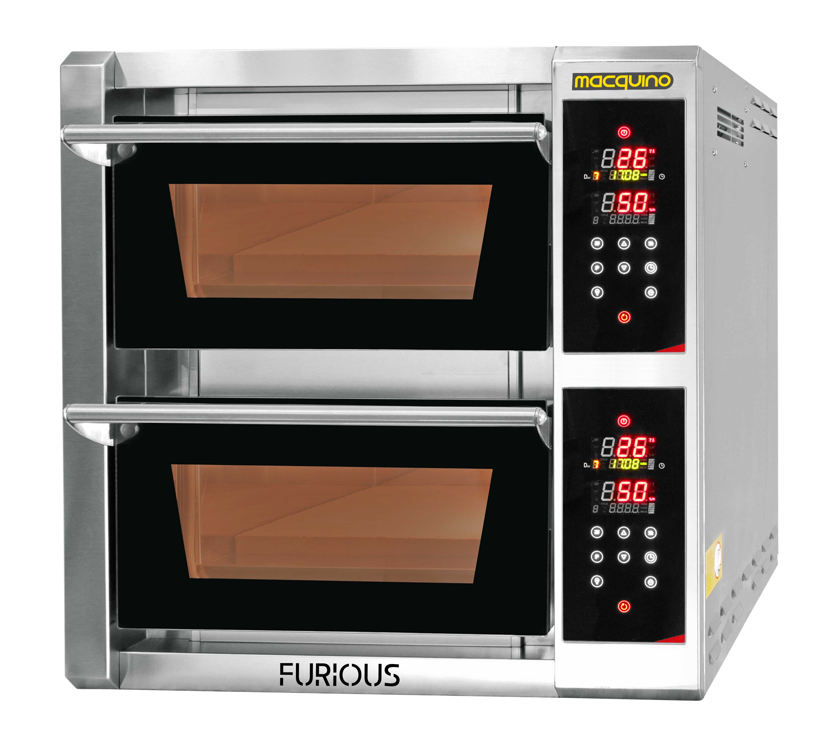 Silver & Black Electric Oven