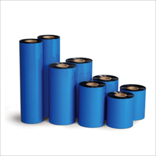 Barcode Ribbons - 2 mm x 100 m | Plastic Material, Blue Color, Ideal for Synthetic Stock Printing, Reliable and Precise Imaging