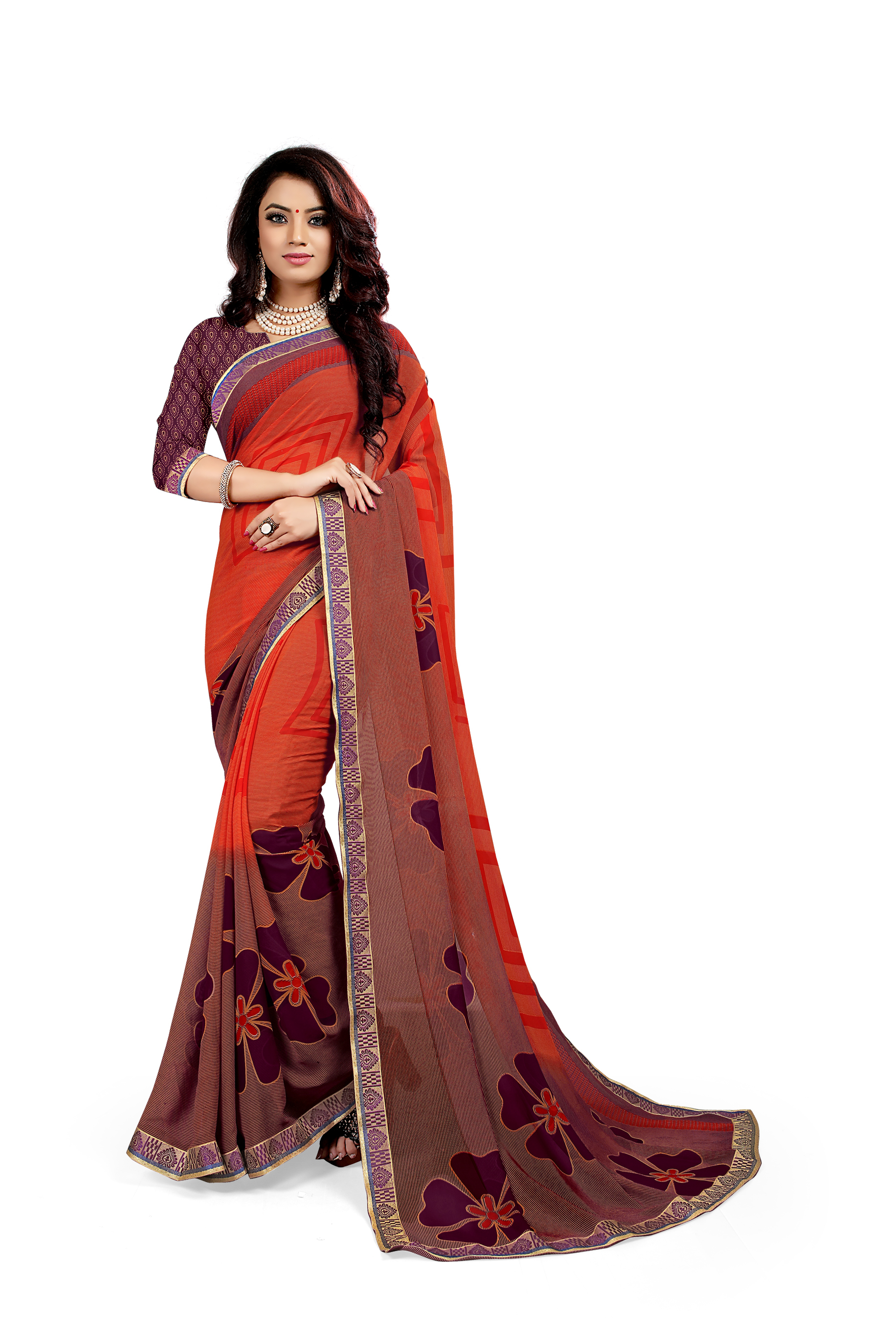 Available In 10 Colors Party Wear Saree