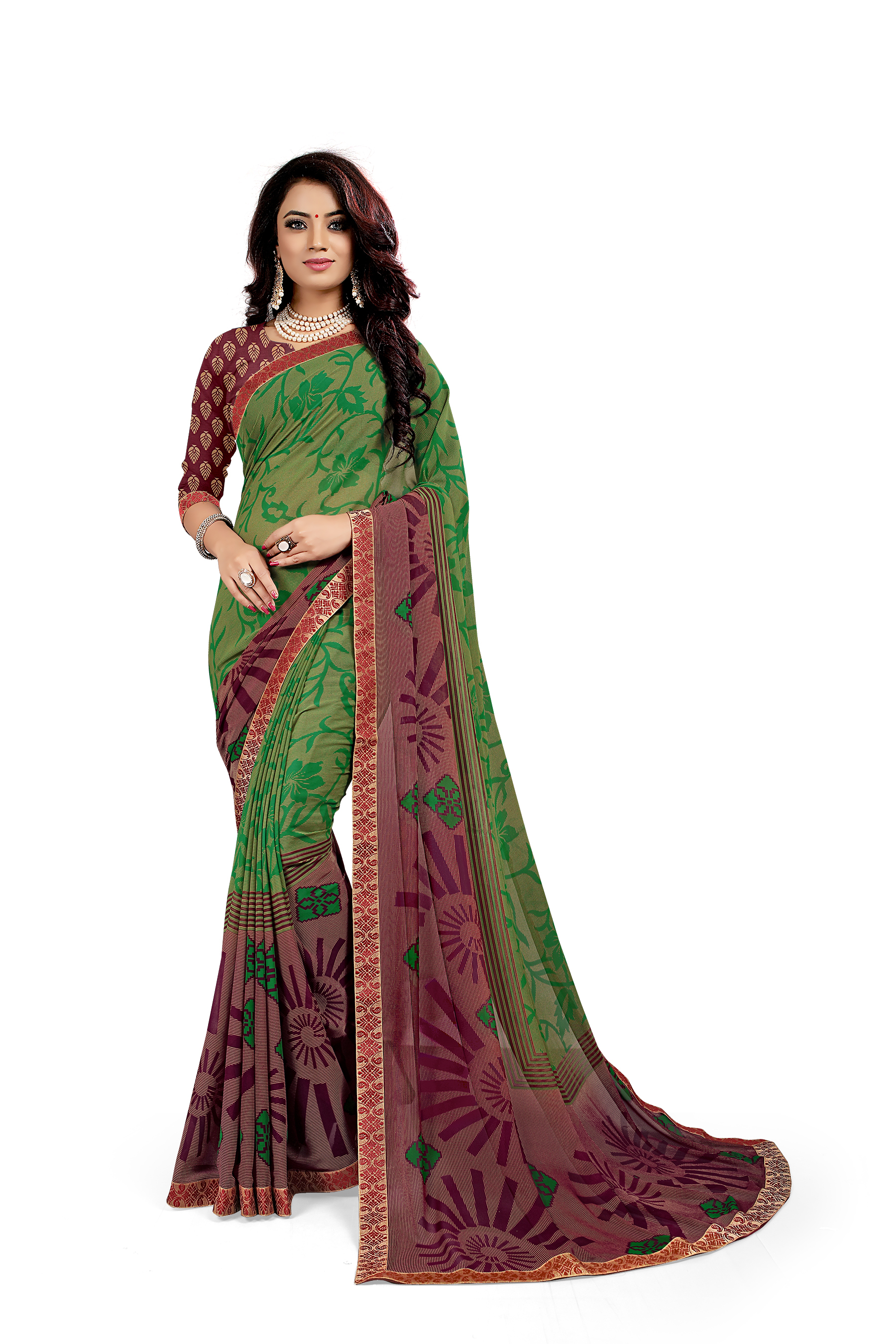 Available In 10 Colors Party Wear Saree