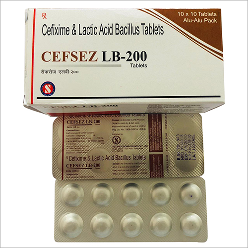 Cefixime And Lactic Acid Bacillus Tablets Suitable For: Aged Person