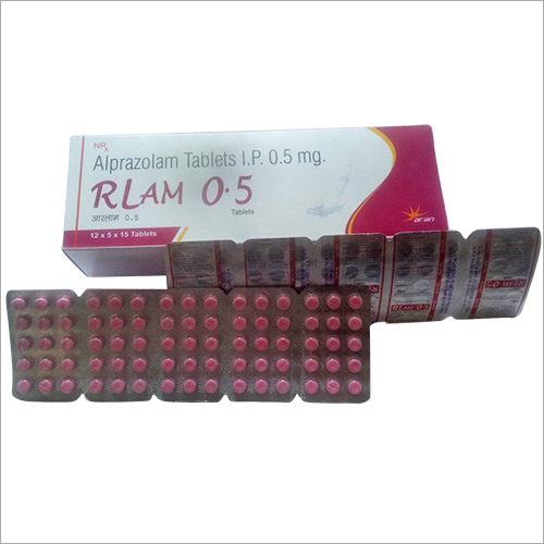 0.5 Mg Alprazolam Tablets I.P. Recommended For: Panic Disorder