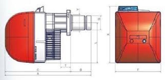 Unigas Make Gas Burners Lo - 280/400/550 Usage: Industrial