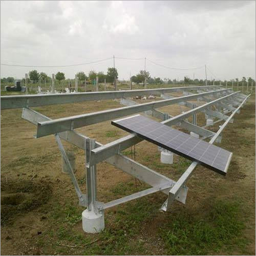 Solar Panel Mounting Structure - Color: White
