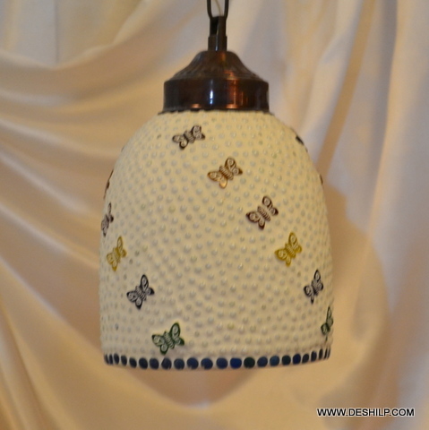 Multicolor Mosaic Glass Antique Wall Hanging