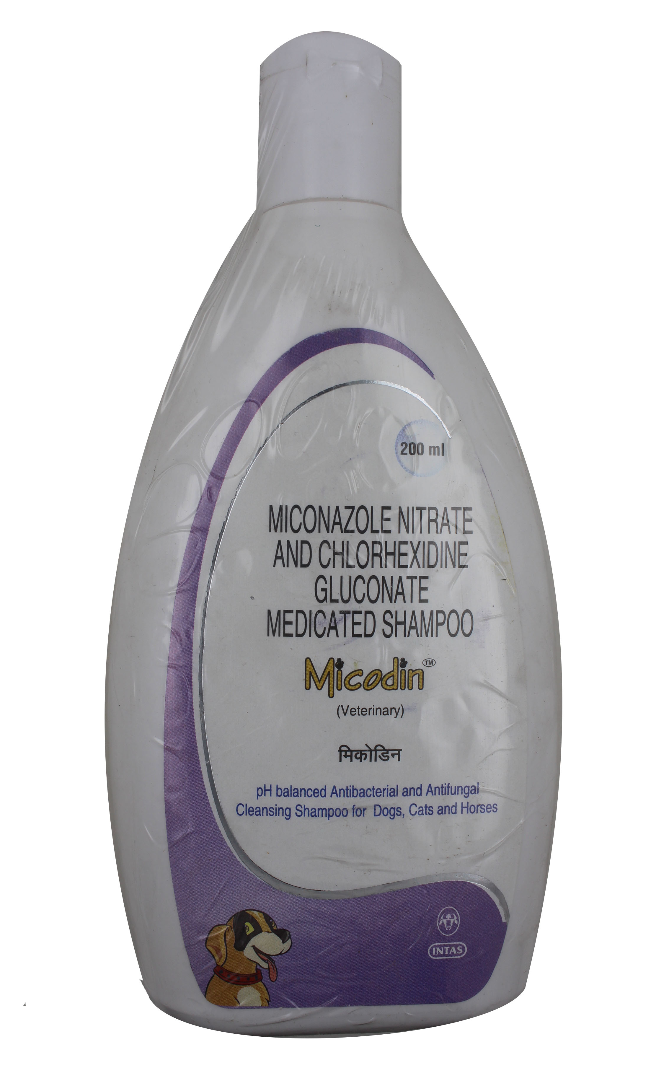 Liquid Micodin(chlorhexidine Gluconate & Miconazole) 200ml Shampoo