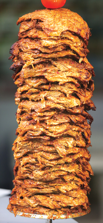 Vegetarian Shawarma - Processing Type: Blended