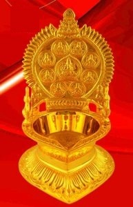 Brass Pooja Thali Set - Lightweight, Glossy Finish | Elegant Design For Spiritual Use