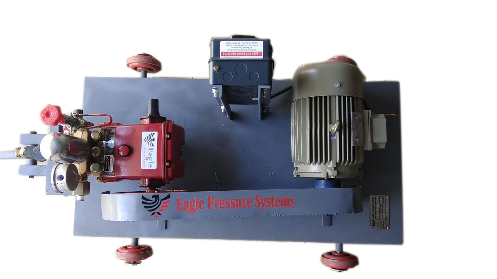 High Pressure Jet Pump - 750 Bar Maximum Pressure, 50 Lpm Flow Rate | Electric Power, Blue Finish, Complete With Accessories And Control Panel